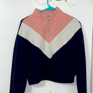 Cropped Quarter Zip
